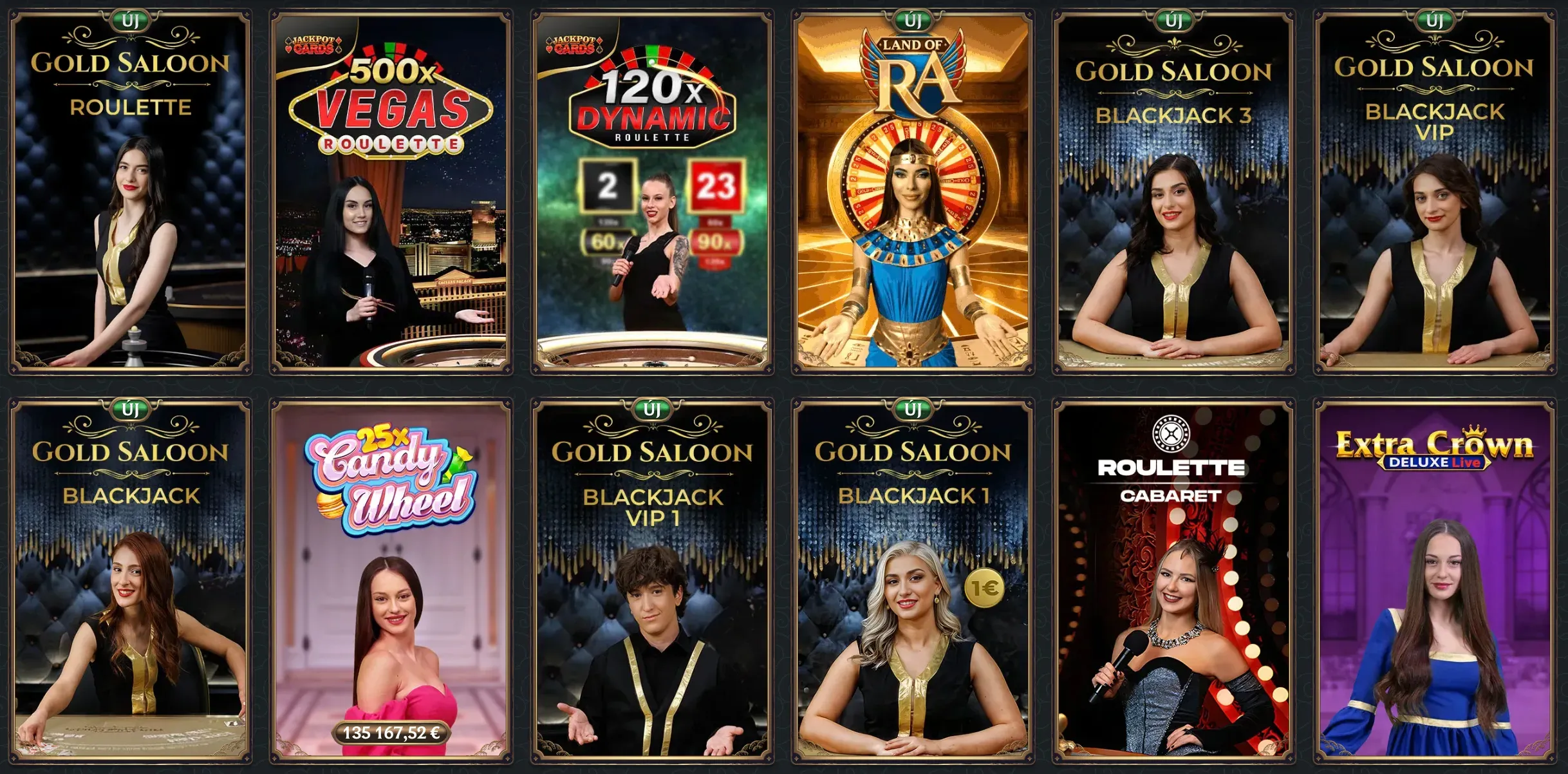 Live Casino Games at Astromania